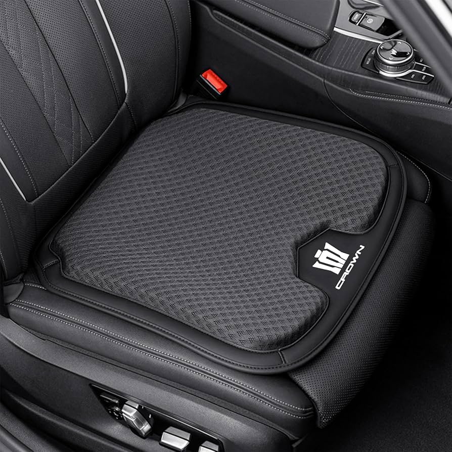 Amazon | 2個 車 クッションFor クラウン 厚い， 車 シートクッション