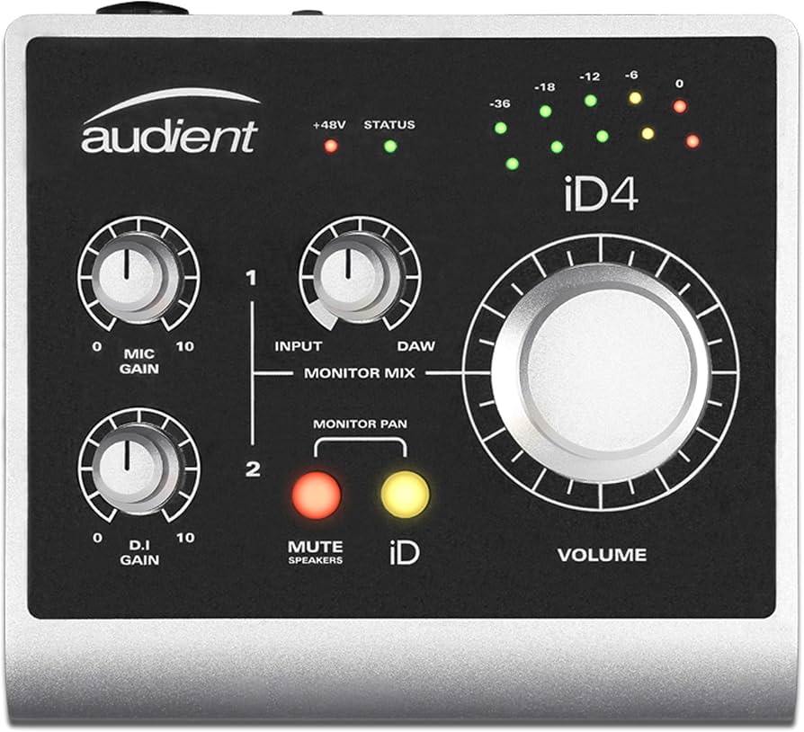 Amazon.com: Audient iD4 USB 2-in/2-out High Performance Audio