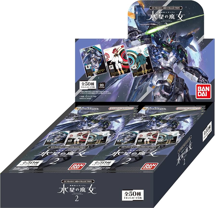 Amazon.com: BANDAI Mobile Suit Gundam Mercury Witch 2 Trading Card