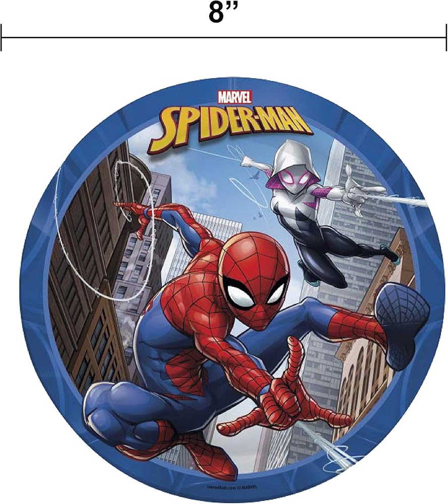 Amazon.com: Zak Designs 5-Piece Dinnerware Set, Marvel Spider-Man