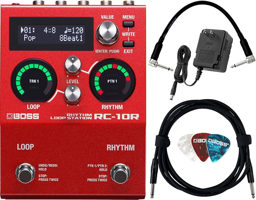 Amazon.com: Boss RC-10R Rhythm Loop Station Bundle with Gearlux