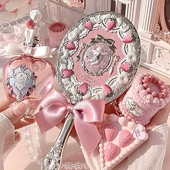 Amazon.co.jp: Flower Knows Strawberry Cupid ハンドミラー