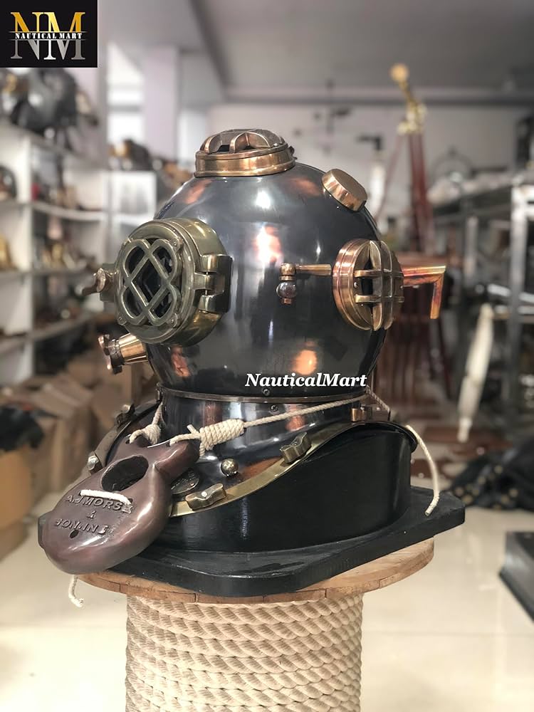 Amazon.com : U.S Navy Mark IV Solid Brass Antique Diving Divers
