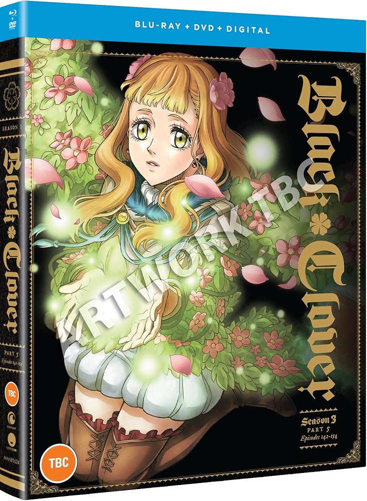 Amazon.com: Black Clover Season 3 Part 5 - Combo + Art Book [Blu