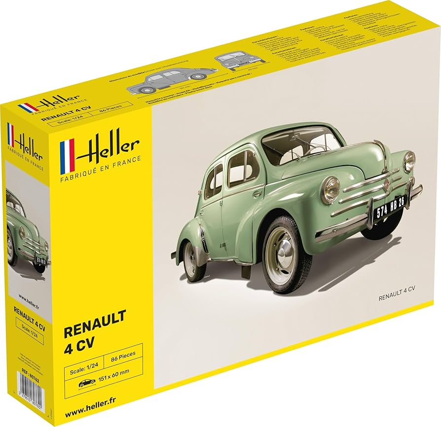 Amazon.co.jp: エレール 1/24ルノー 4 CV プラモデル FF0762 : おもちゃ