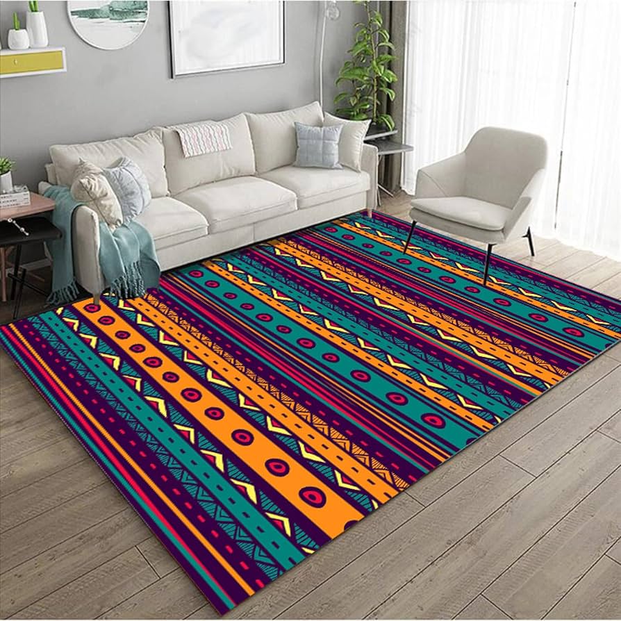 Amazon｜モロッコ カーペット カラフル ラグ 160*230cm 柔らかい