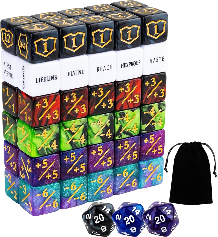 Amazon.co.jp: MTGダイスカウンター63個 バルク能力キーワード MTG
