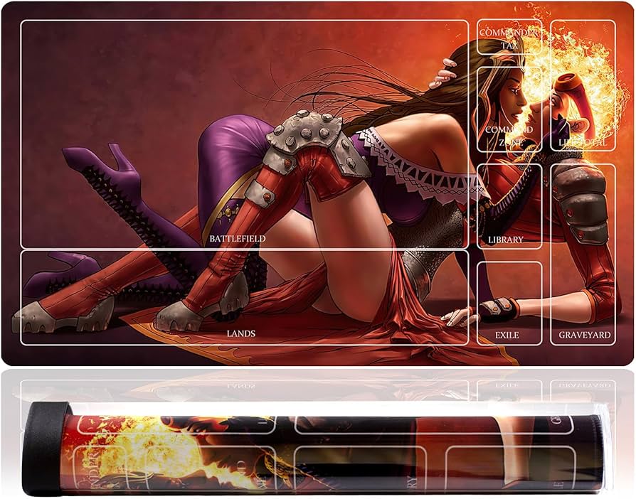 Amazon.com: sabermaster MTG Playmat Table Mats Size 60X35 cm