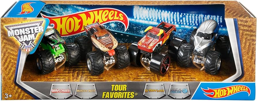 Amazon.com: Hot Wheels Monster Jam Tour Favorites – Styles May
