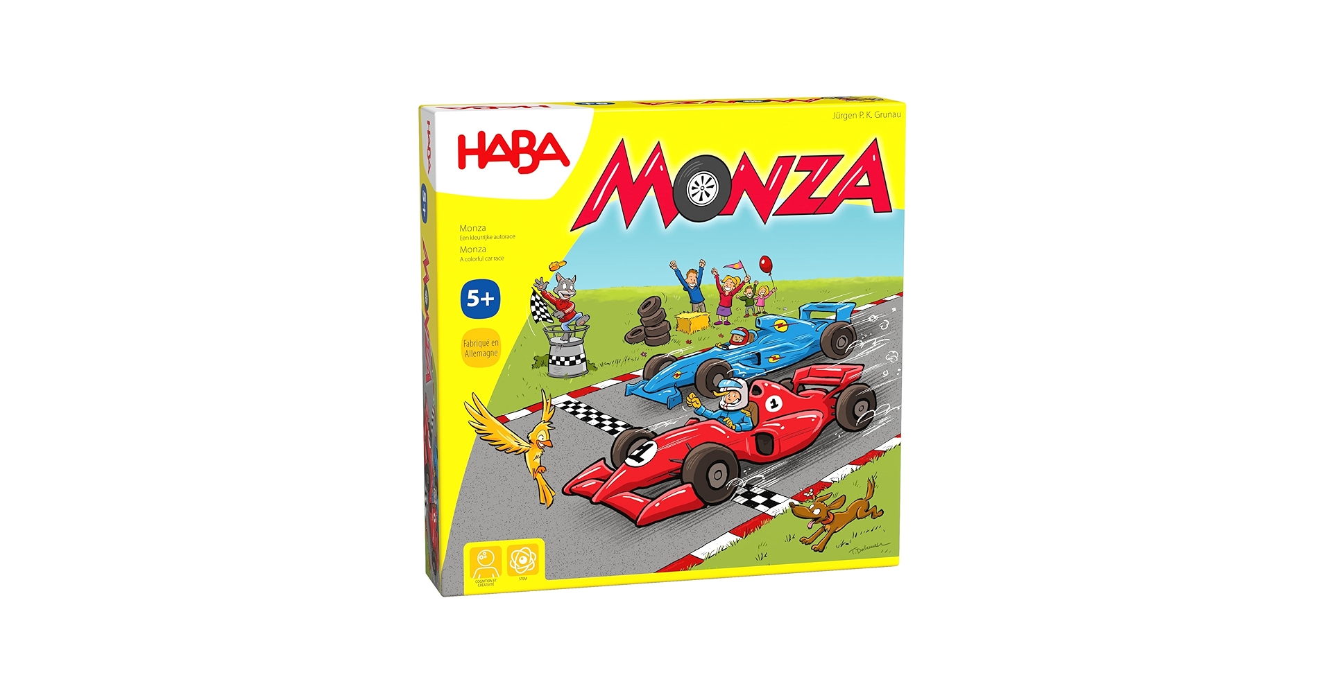 Amazon.com: HABA - Monza - Children's Board Game - Board Race with