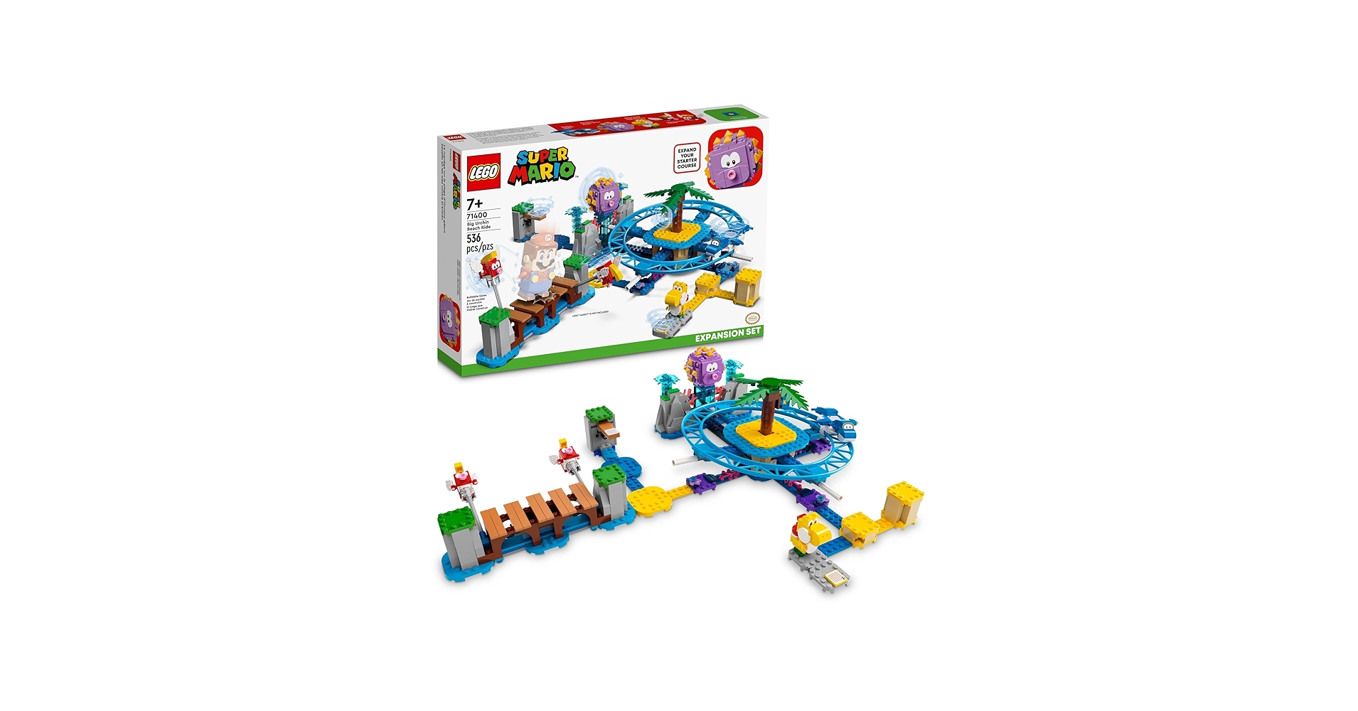 Amazon.com: LEGO Super Mario Big Urchin Beach Ride Expansion Set