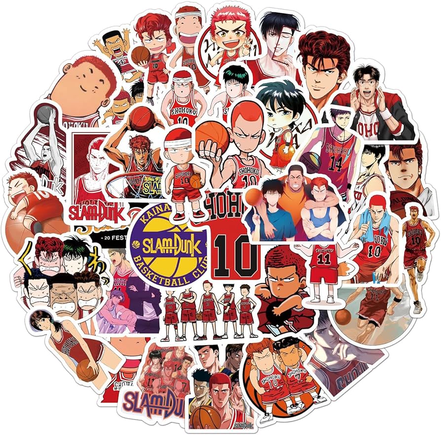 Amazon.co.jp: Forスラムダンク ステッカーセット50枚 おしゃれアニメ