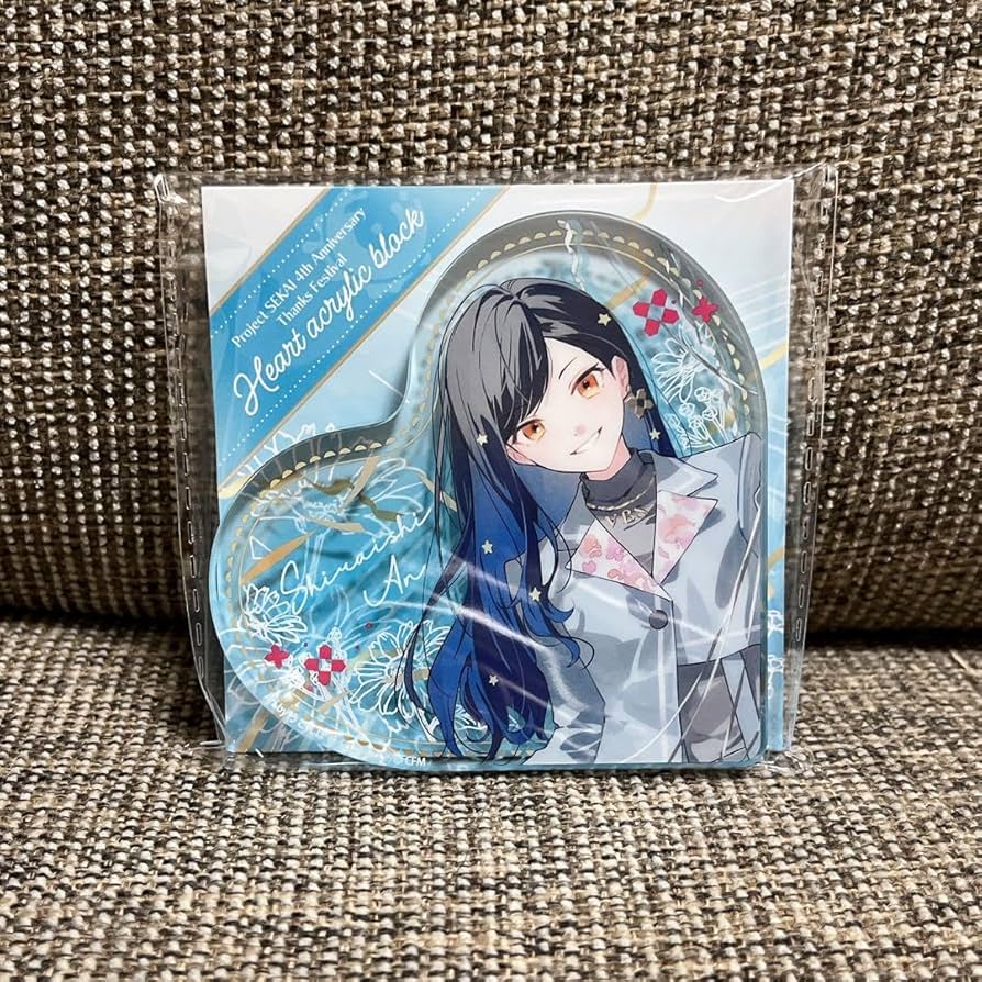 Amazon.co.jp: 4周年 感謝祭 ハート型アクリルブロック 白石杏 : おもちゃ