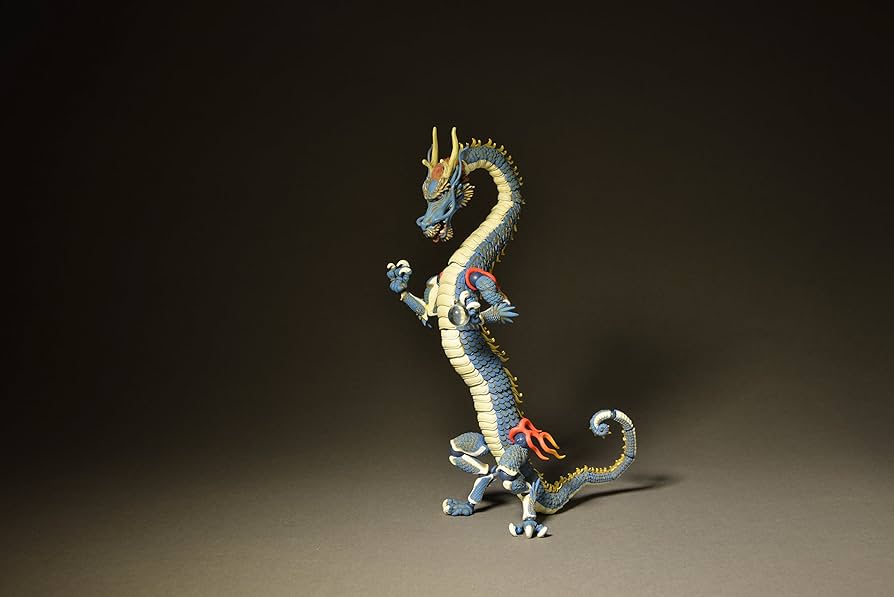 Amazon.co.jp: 海洋堂 タケヤ式自在置物 龍 着彩 ノンスケール ABS&PVC