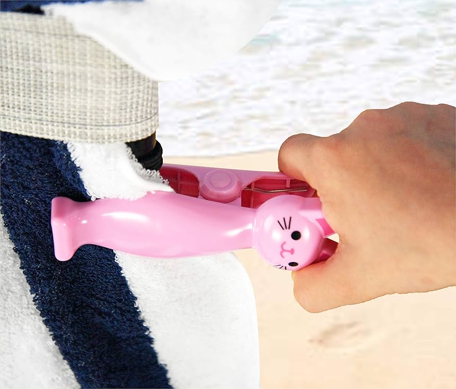 Amazon.co.jp: Home-X 猫の洗濯バサミ、かわいいビーチタオルクリップ