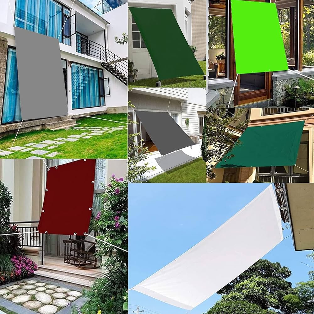 Amazon.co.jp: Sun Shade Sail Canopy 6 x 12 ft Waterproof Rectangle