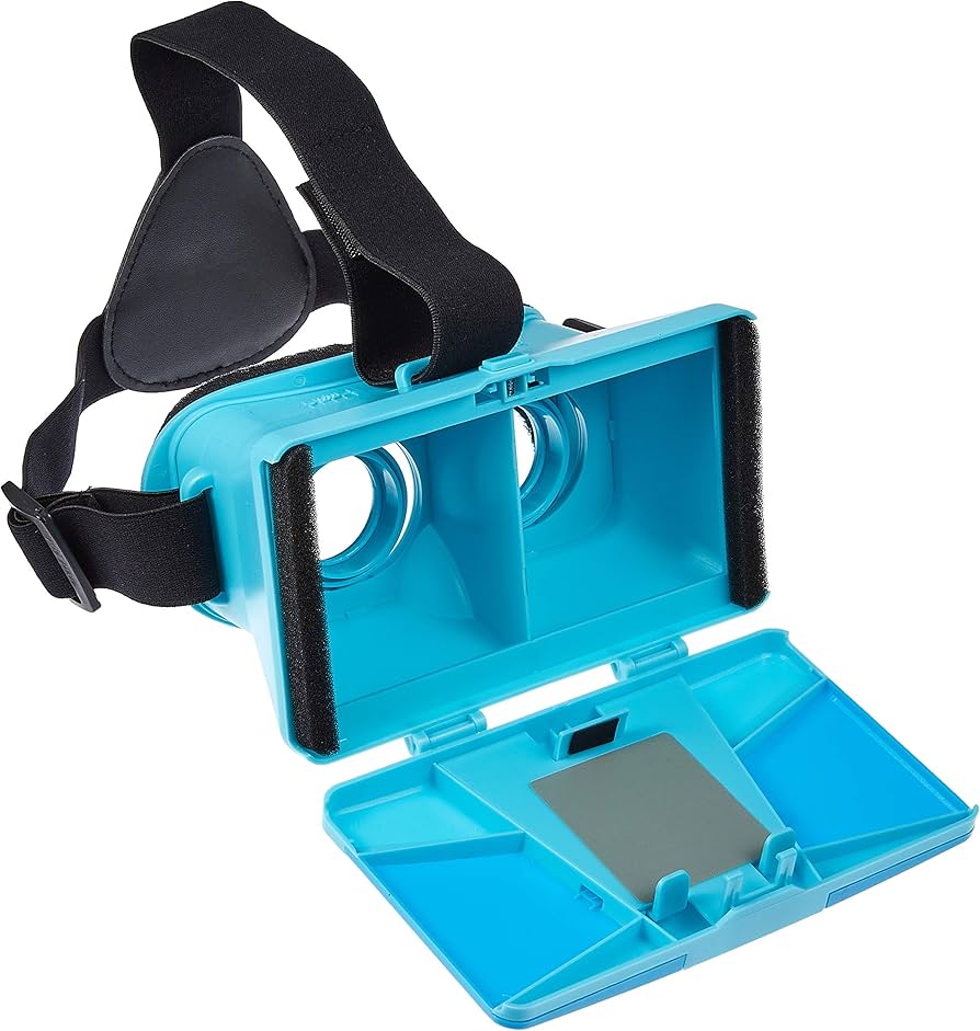 Amazon | 3D VR GOGGE バーチャルリアリティゴーグル ブルー VR GOGGLE