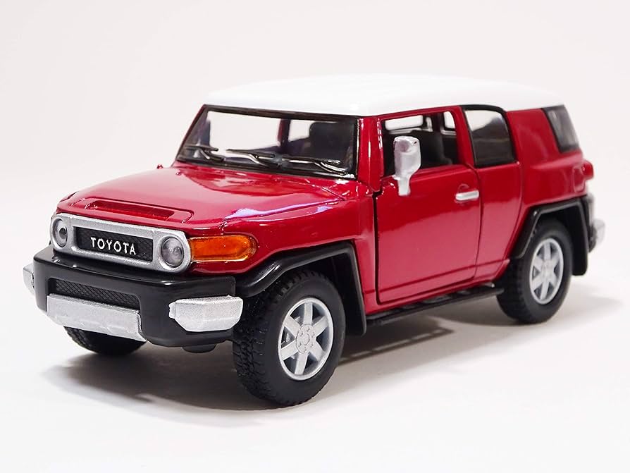 Amazon | キンスマート トヨタ FJクルーザー レッド 1/36 ミニカー