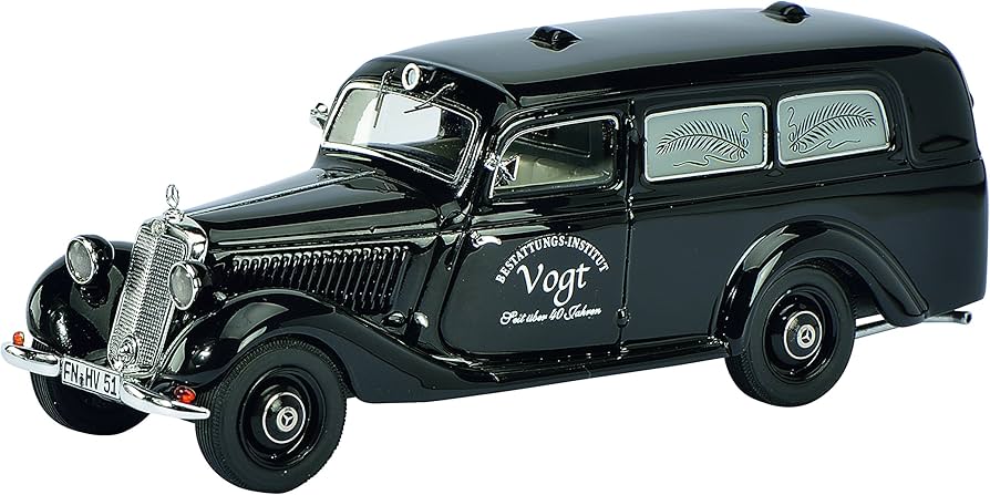 Amazon | シュコー 1/43 メルセデス・ベンツ 170V 霊柩車 完成品