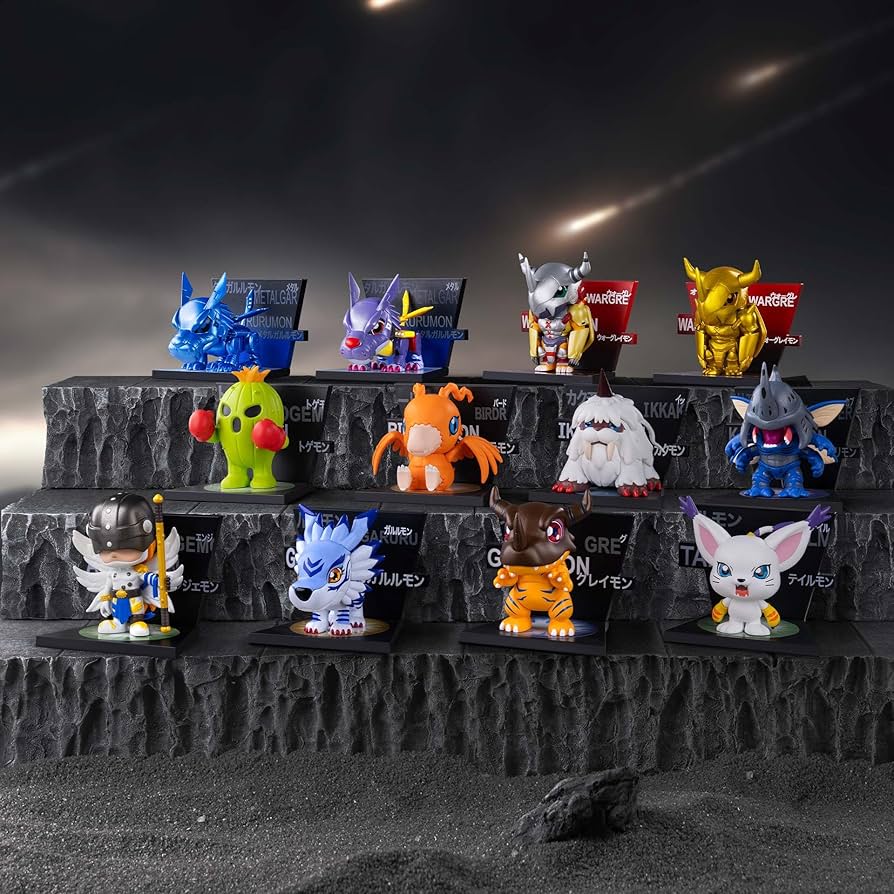 Amazon.com: POP MART Digimon Adventure Fridge Magnet Series Blind