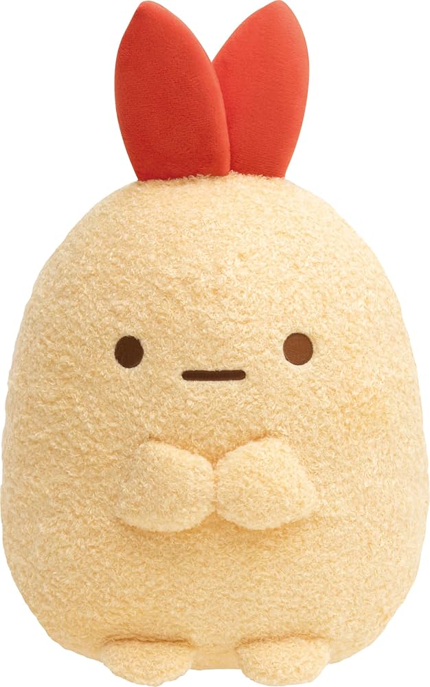 Amazon.co.jp: MY93201 すみっコぐらし ぬいぐるみ(L) えびふらいの