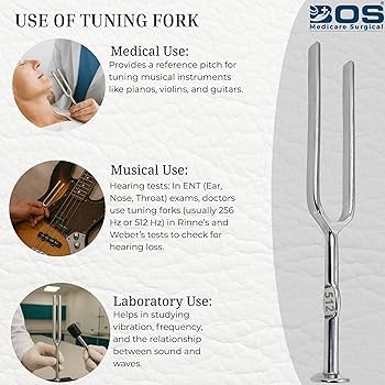 BOS Medicare Surgical Tuning Fork 512 Hz Stainless Steel | Premium