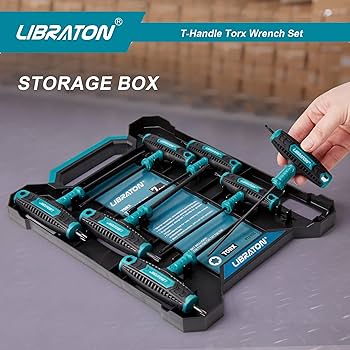 Amazon | LIBRATON T型ハンドルレンチセット 7本組 T10-T40 星型