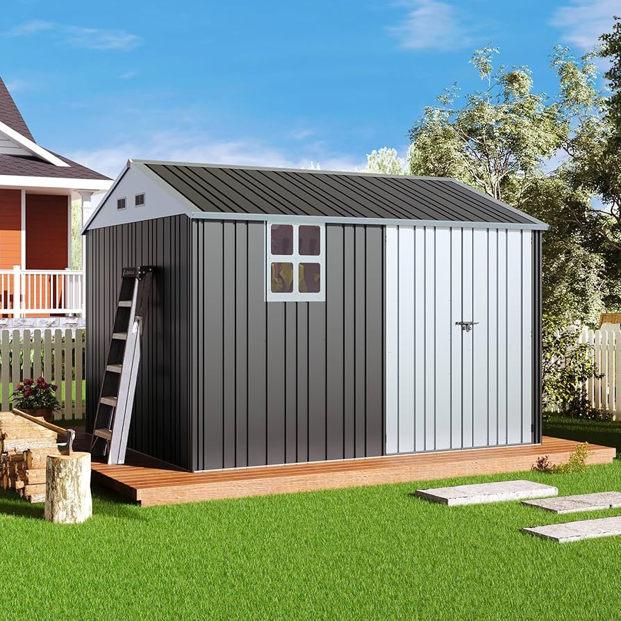 Amazon.com : VanAcc 10x8.6x7.3 FT Sheds & Outdoor Storage