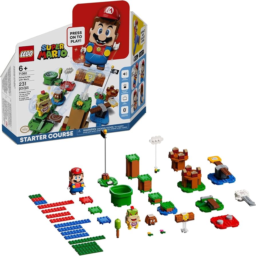 Amazon.com: LEGO Super Mario Adventures with Mario Starter Course