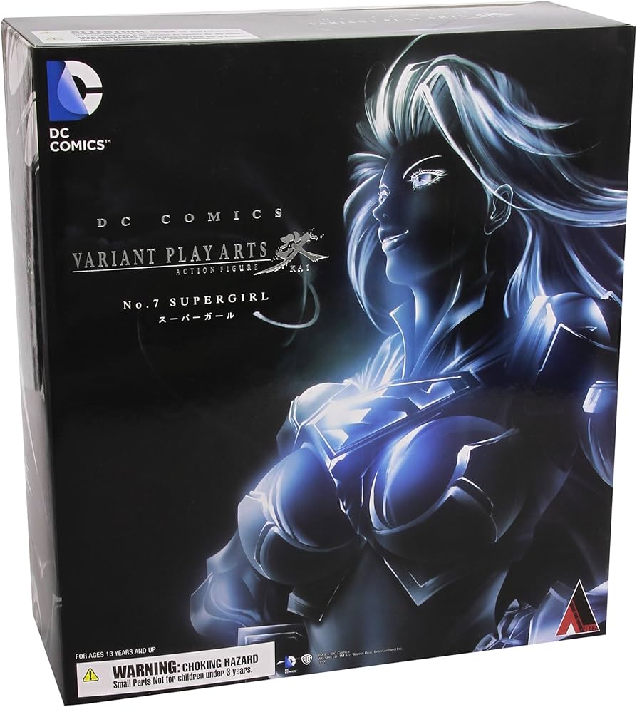 Amazon.com: Square Enix Play Arts Kai DC Comics Variants Supergirl