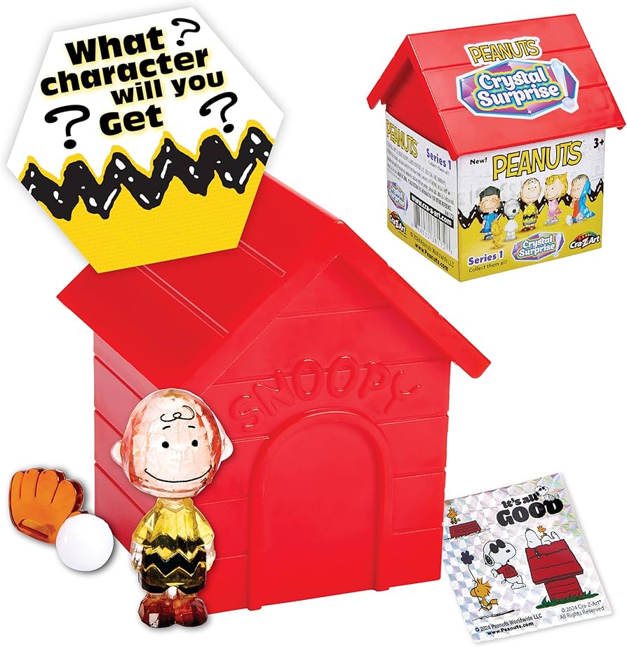 Amazon.com: Peanuts Crystal Surprise, Mini Plastic Crystal-Like