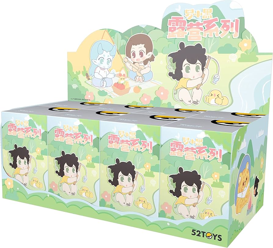 Amazon | 52TOYS BLINDBOX 羅小黒戦記 キャンプシリーズ PVC製
