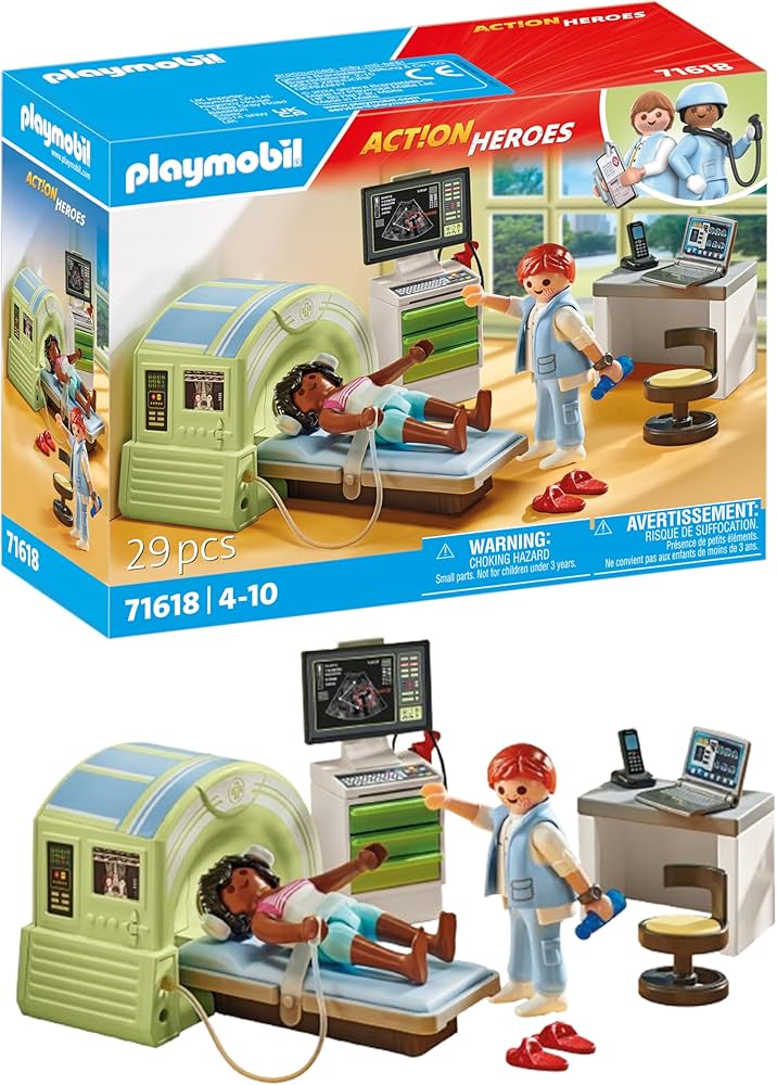 Amazon.com: Playmobil MRI with Child : Toys & Games