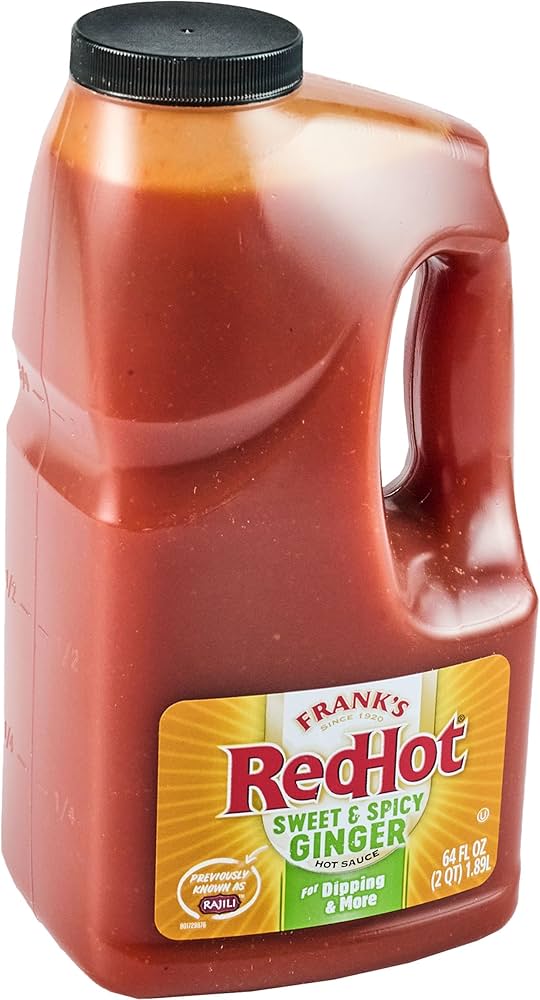Amazon.com : Frank's RedHot Sweet and Spicy Ginger Hot Sauce, 1/2