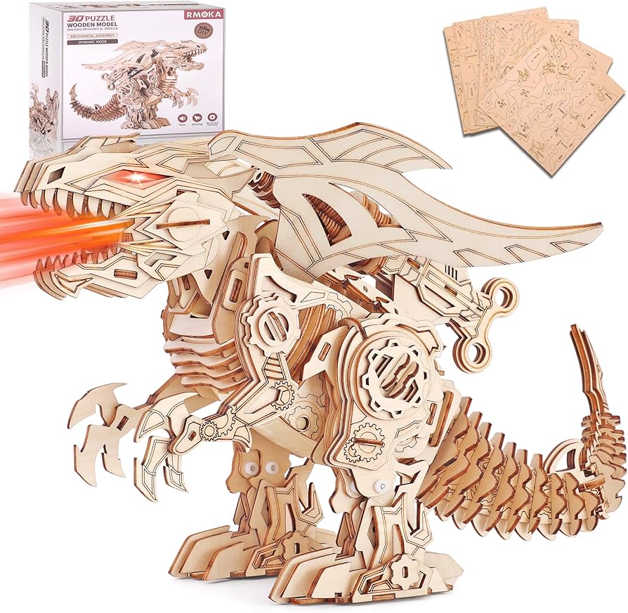 Amazon.com: 3D Wooden Puzzles for Adults, Building Sets Walking