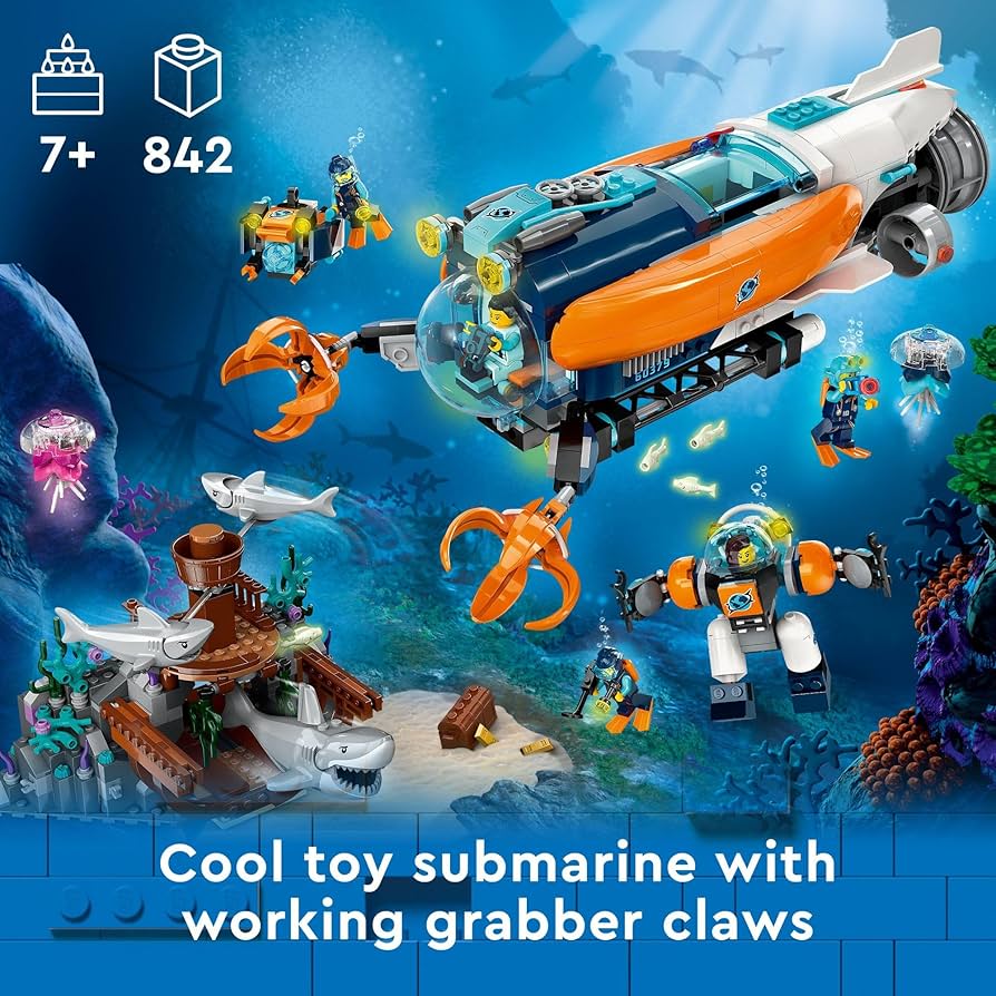 Amazon.co.jp: レゴ(LEGO) シティ ディープシーエクスプローラー潜水艦