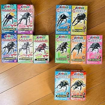 Amazon.co.jp: 超ムシキング甲虫図鑑DX新甲虫図鑑DX フィギュアセット