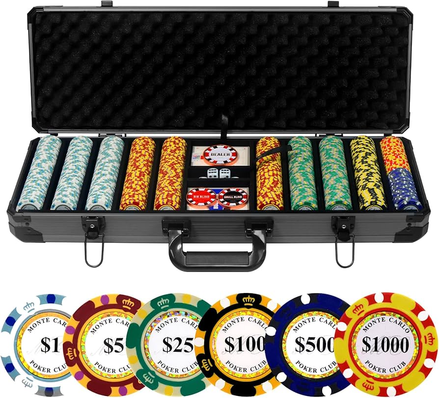 Amazon | JIESITE クレイポーカーチップセット 14g ポーカーチップ500