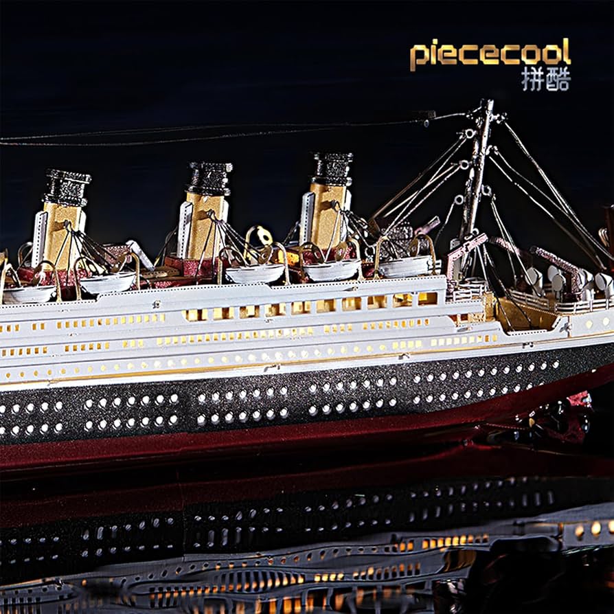 Amazon | Piececool(ピースクール) 立体パズル タイタニック号 英国