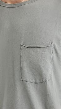 rag & bone Men's Miles Tee in Principle Jersey, Blue Grey, XXL