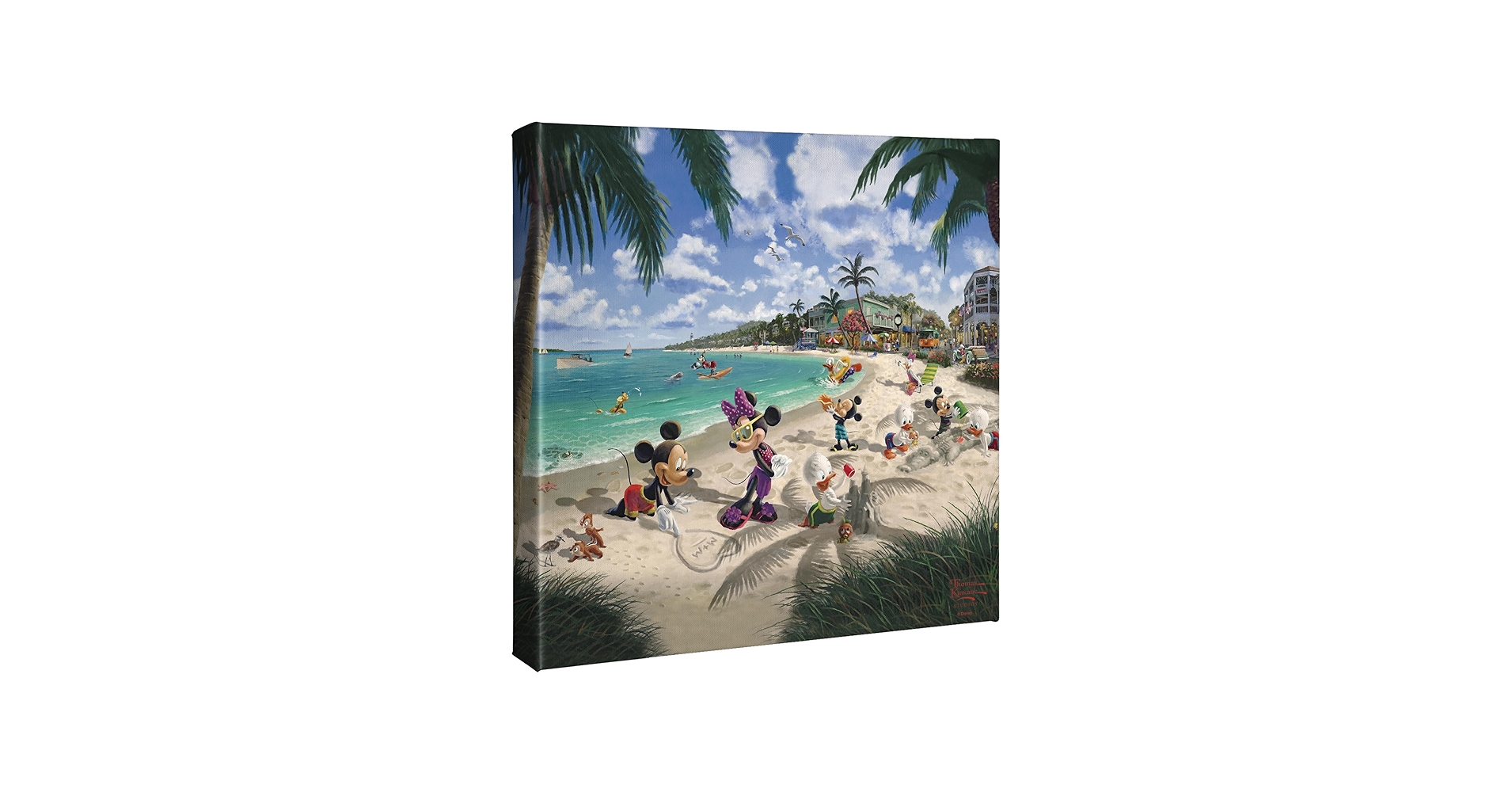 Amazon.com: Thomas Kinkade Mickey and Minnie in Florida 14