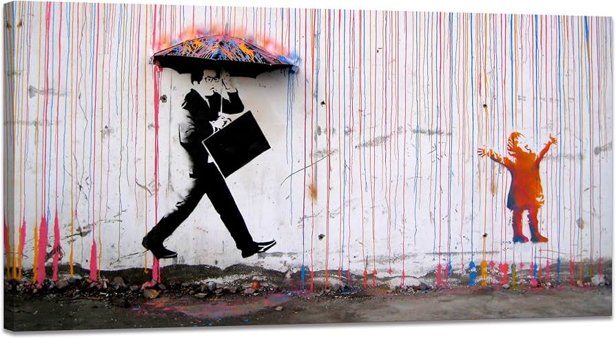 Amazon.co.jp: バンクシー 絵画 インテリア アートパネル 大型 banksy