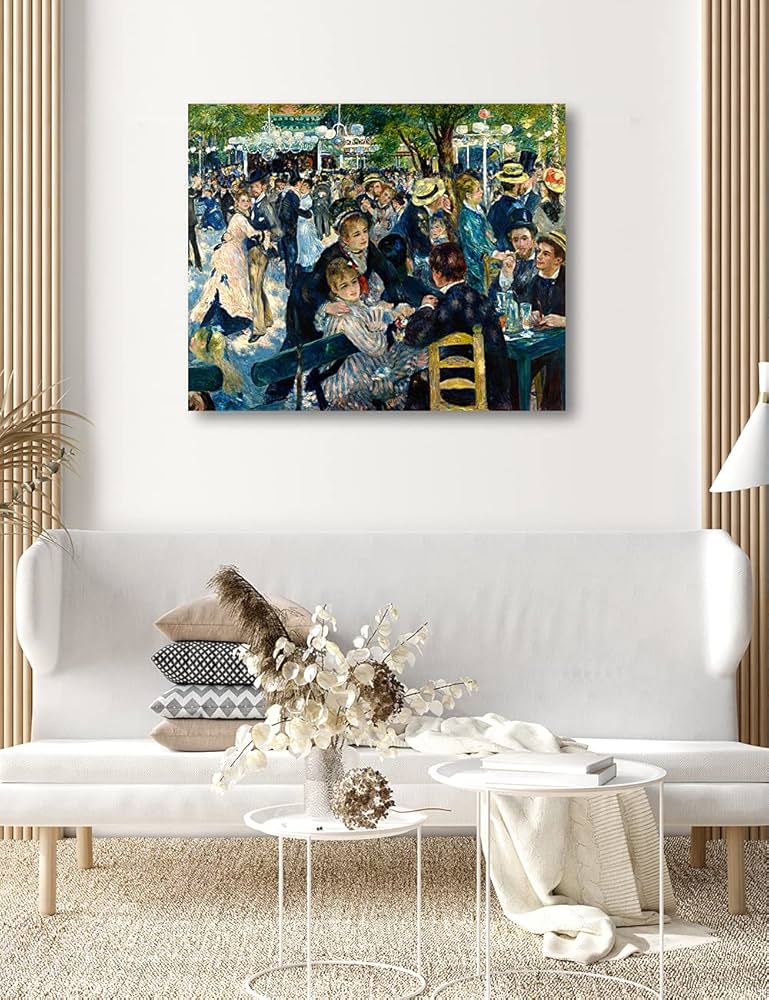 Amazon.com: DECORARTS - Bal du Moulin de la Galette, Pierre
