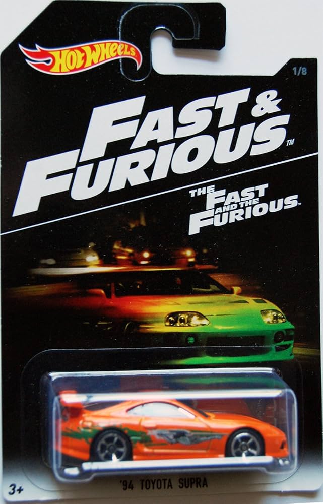 Amazon.com: Hot Wheels 2016 Fast and Furious '94 Toyota Supra 1/8