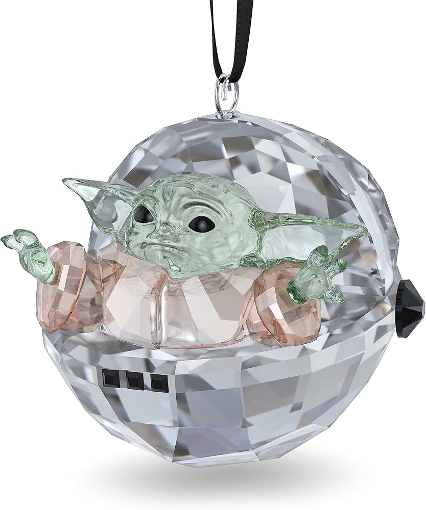 Amazon.com: Swarovski Star Wars The Mandalorian Grogu Ornament