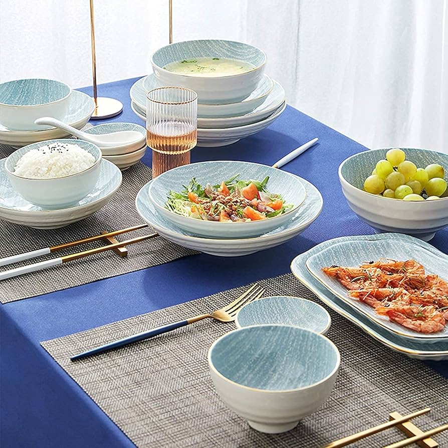 Amazon.com: Dinnerware Sets - Luxury Dishes Service Set， Ceramics