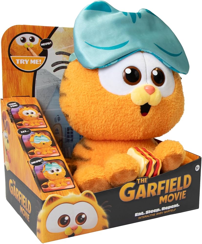 Amazon.co.jp: Animagic Baby Garfield Eat Sleep and Repeat 10インチ