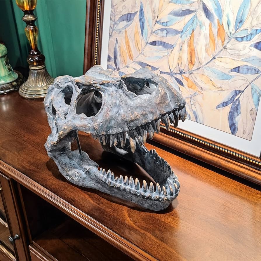 Amazon.co.jp: HEINBOW T-rex スカル 壁掛け恐竜ヘッドトロフィー