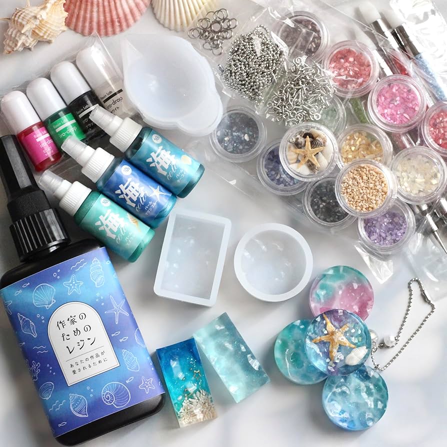Amazon.co.jp: [作家のためのレジン]【人気レジン作家監修】海のレジン