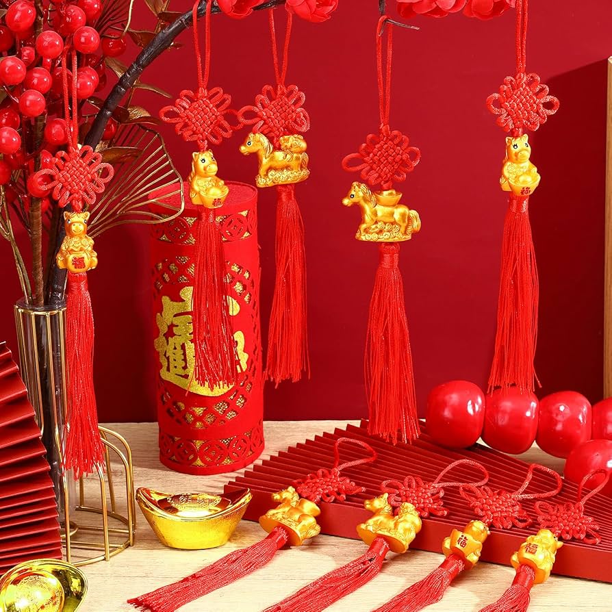 Amazon.com: JULMELON 18PCS Chinese New Year Decorations 2026 Year